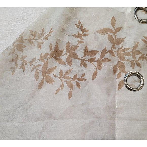 Kensington Home Fashions, Sheer Window Panels w/ Gromets, Set of 2 Panels - Picture 3 of 5